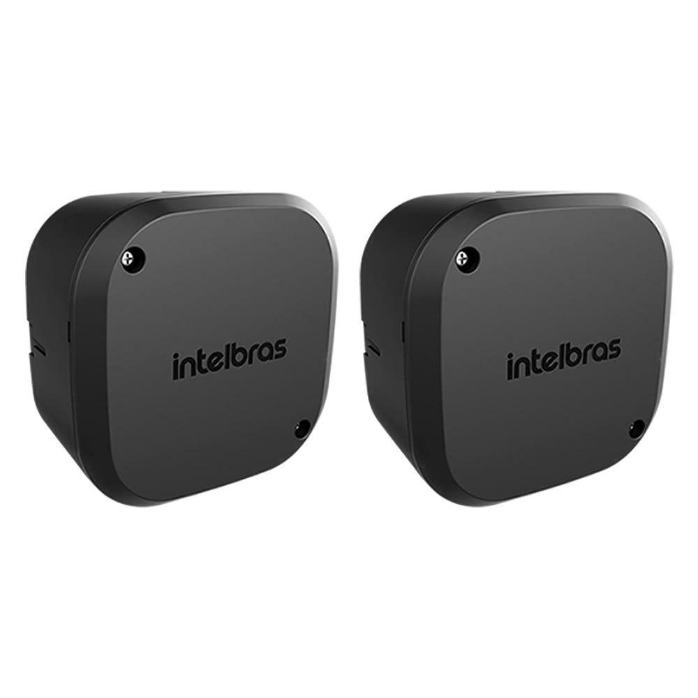 Kit 2 Caixas de Passagem Plástica Câmeras Bullet