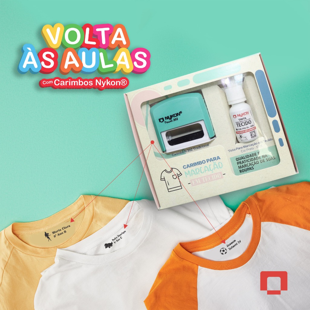 Carimbo para TECIDO – Nykon 302 Personalizad