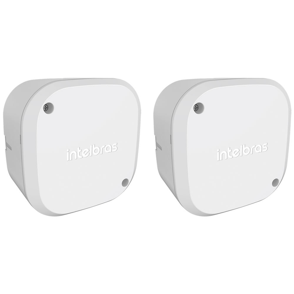 Kit 2 Caixas de Passagem Plástica Câmeras Bullet