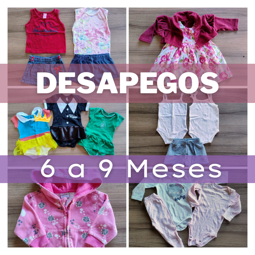 (Desapegos/Brechó Bebê)  Tam 6 a 9 Meses Princes