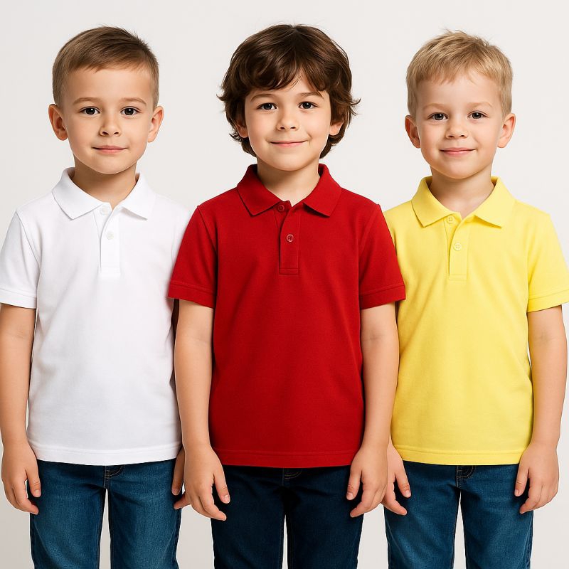 Camisas Polo Infantil – Juvenil Gola Polo Pi
