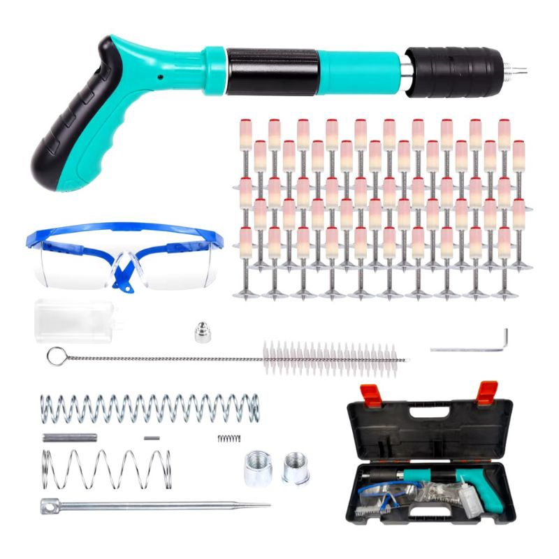 Pistola de Fixação Direta + 50 Pinos Prego para 
