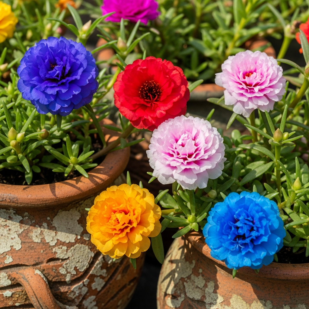 Pacote Sementes de Onze-Horas Flor Gigante (Cores 