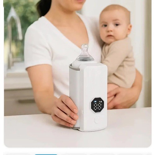Aquecedor Mamadeira Recarregável Visor LCD Leite 