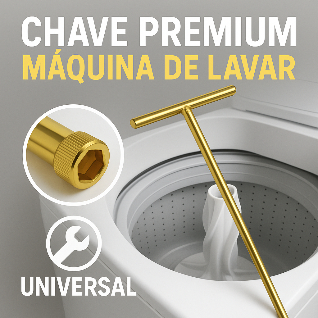 Chave T Longa 10mm para Abrir Agitador de Máquina