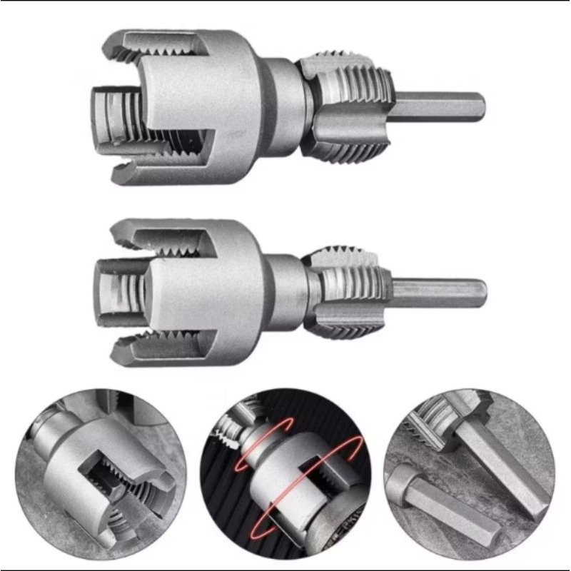 kit 2 Abridores de Roscas Interna e Externa em Tub