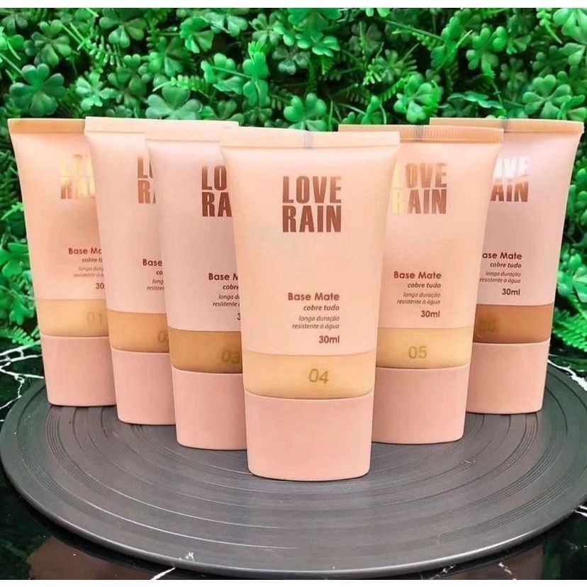 Base matte, alta cobertura, à prova dágua, resis