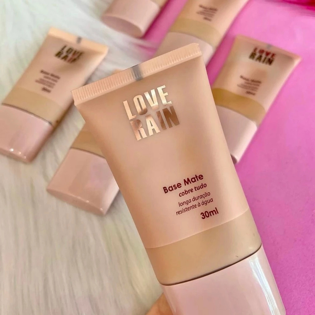 Base com acabamento matte, alta cobertura, à prov