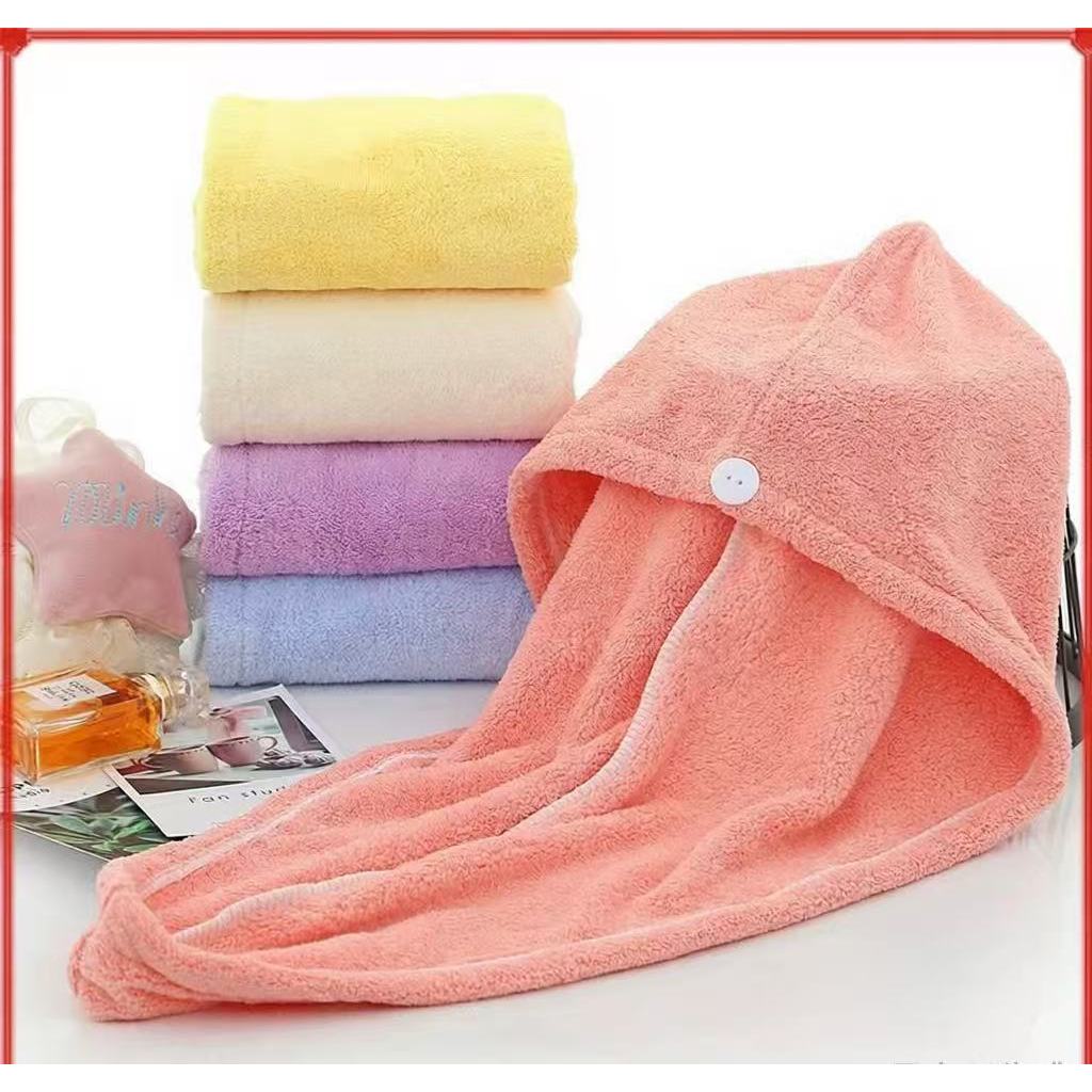 Toalha De Cabelo Banho, Toalha Mágica Para Secar 