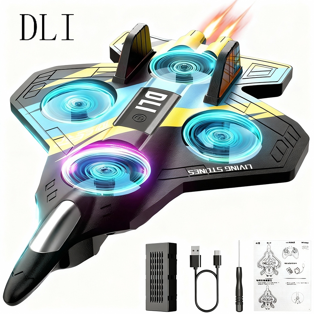 DLI Avião Drone Combat Aircraft Controle Remoto 2