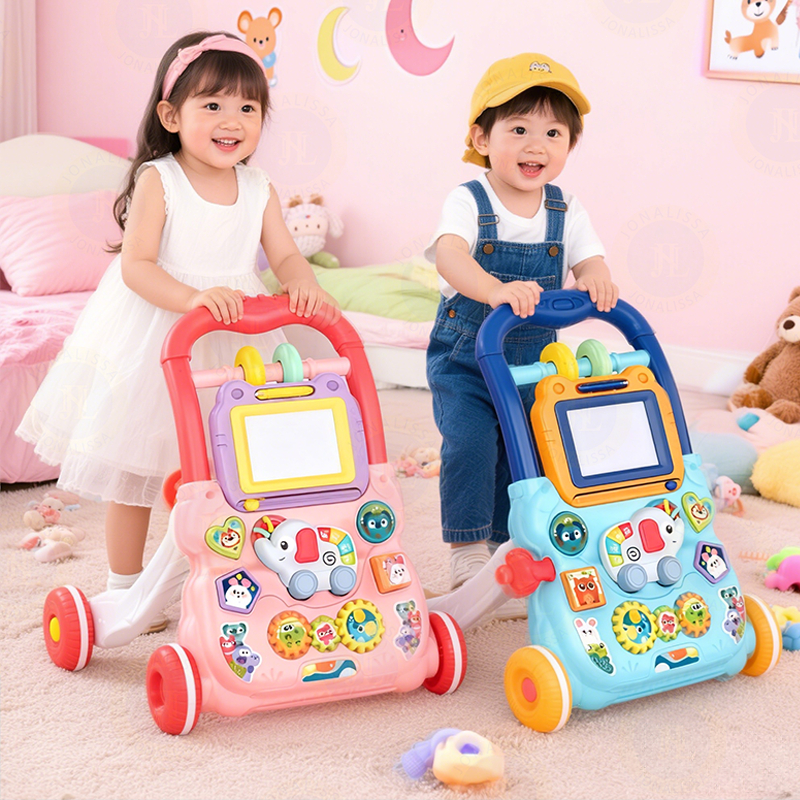 Andador Infantil Didático Musical Empurrador Beb�