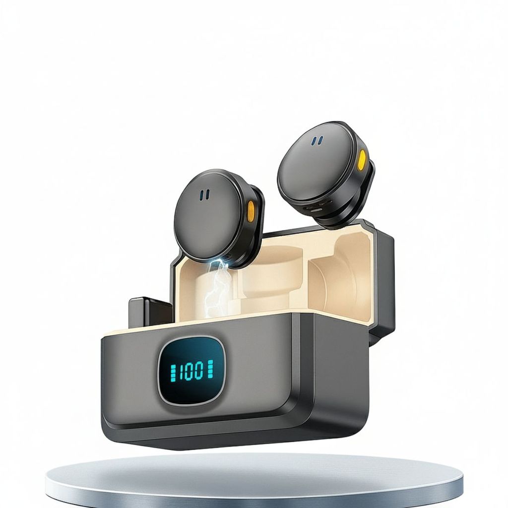 Microfone Lapela  Sem Fio Duplo | Anti Ruído, Pro