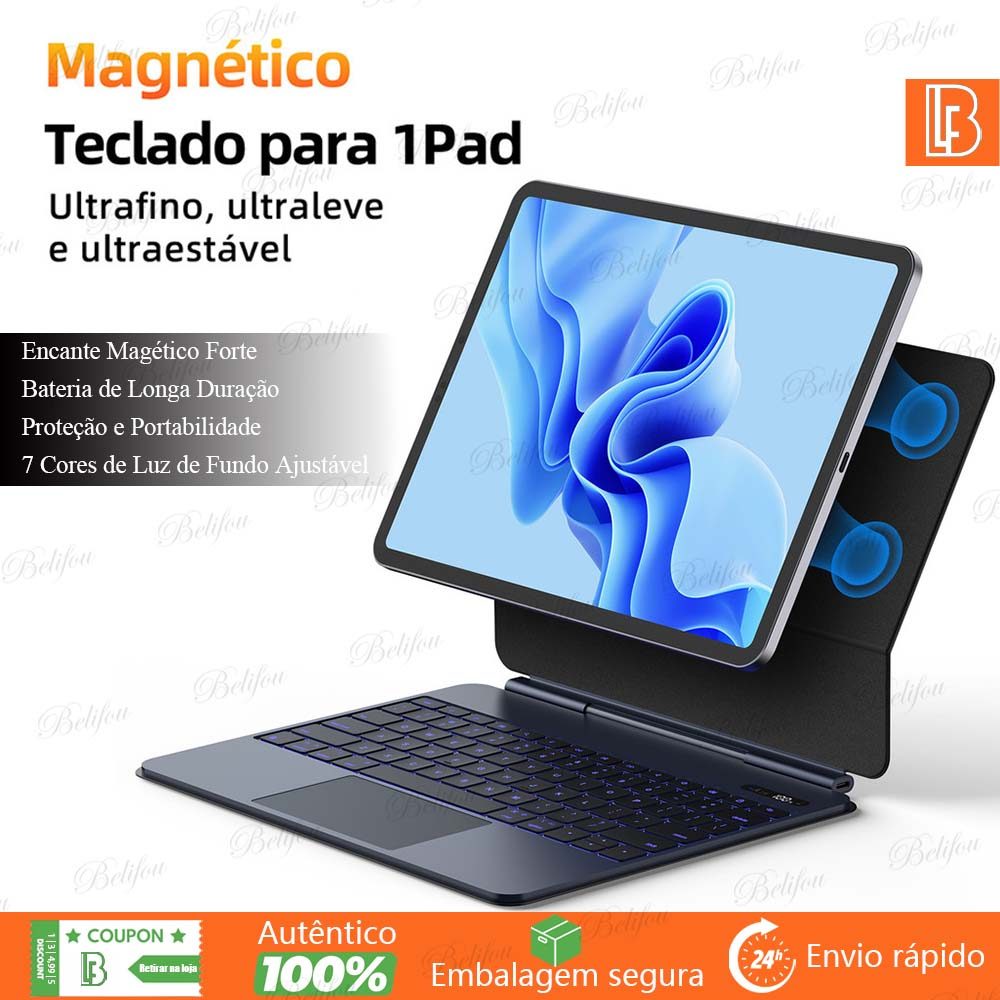 Teclado Bluetooth Sem Fio Para iPad Pro 11 10.9 Ai