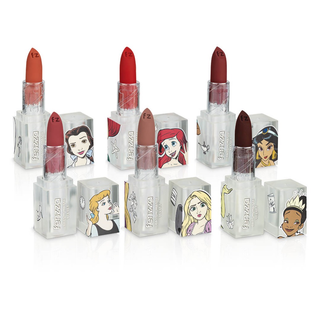 LANÇAMENTO Batom  Matte Velvet Princesas by Fenzz