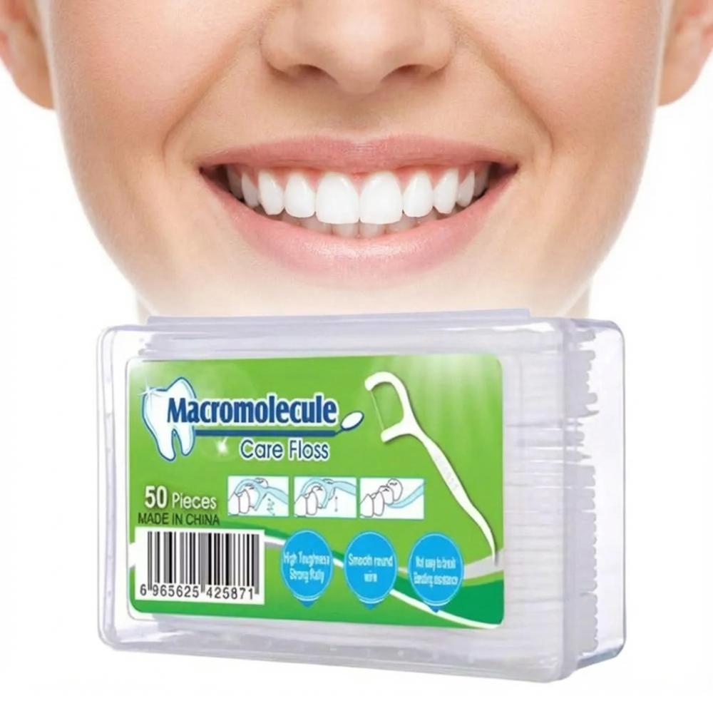 Kit 50/100/150/200 pcs Fio Dental em Formato de Ar