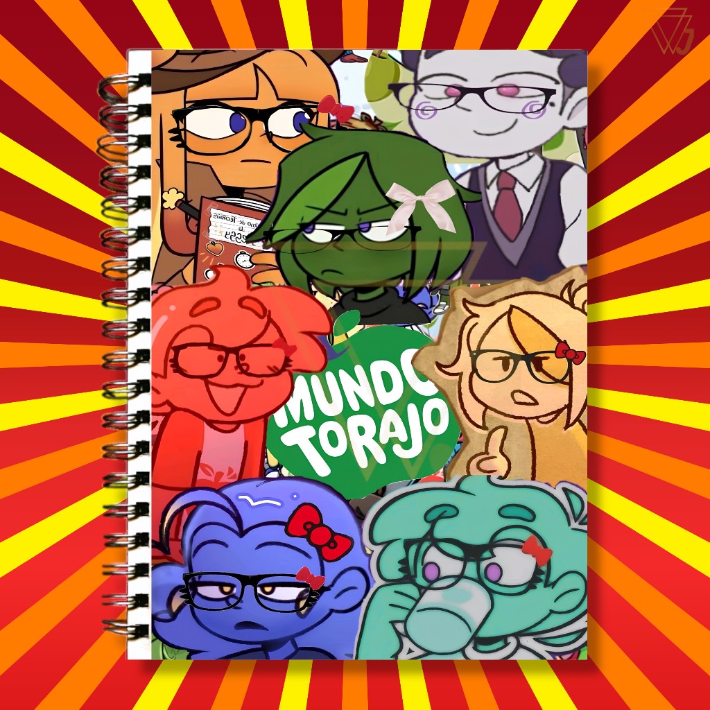 Mundo Torajo ADESIVO Para Capa de Caderno Top Exce