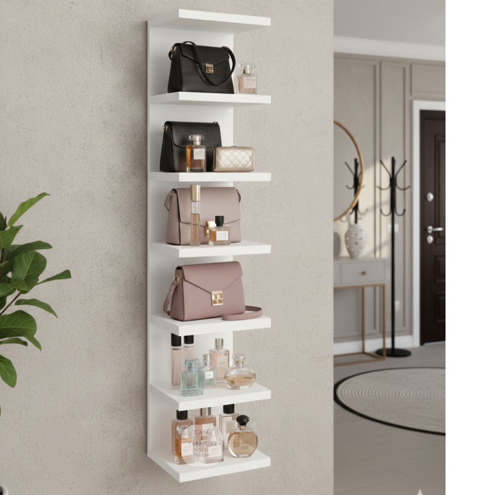 Torre De Prateleira Estante 170X40 Cm Para Quarto 