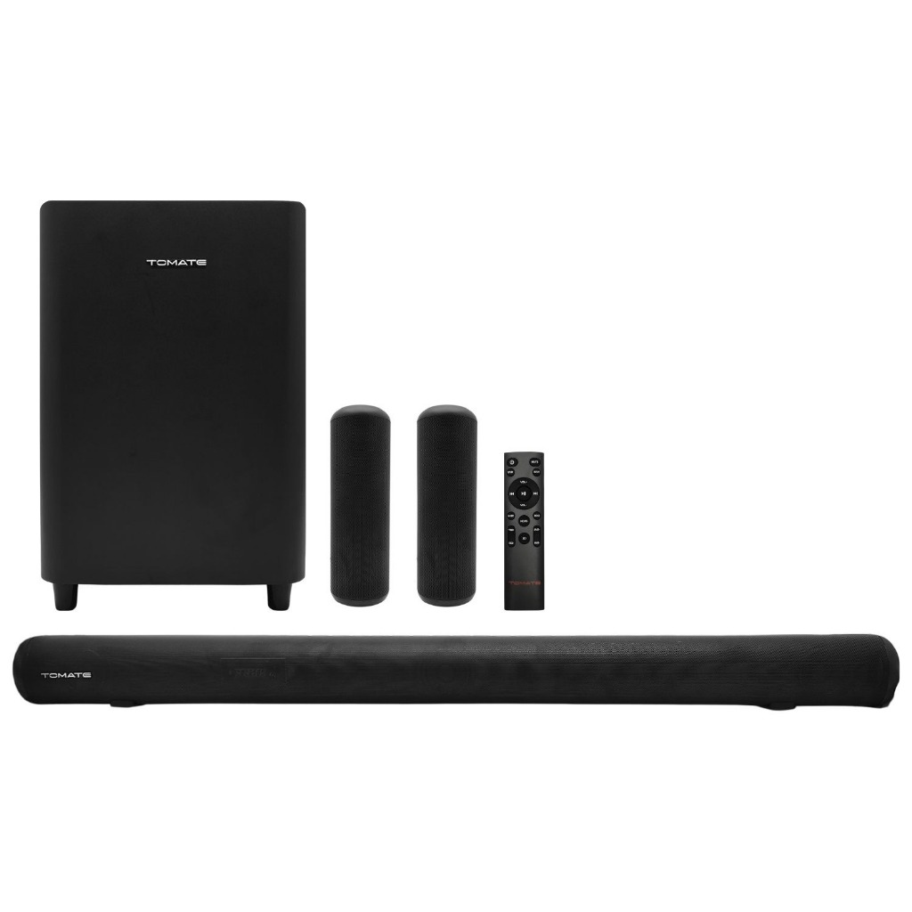 Kit Sound Bar Bluetooth 280W 5.0 HDMI ARC Óptico 
