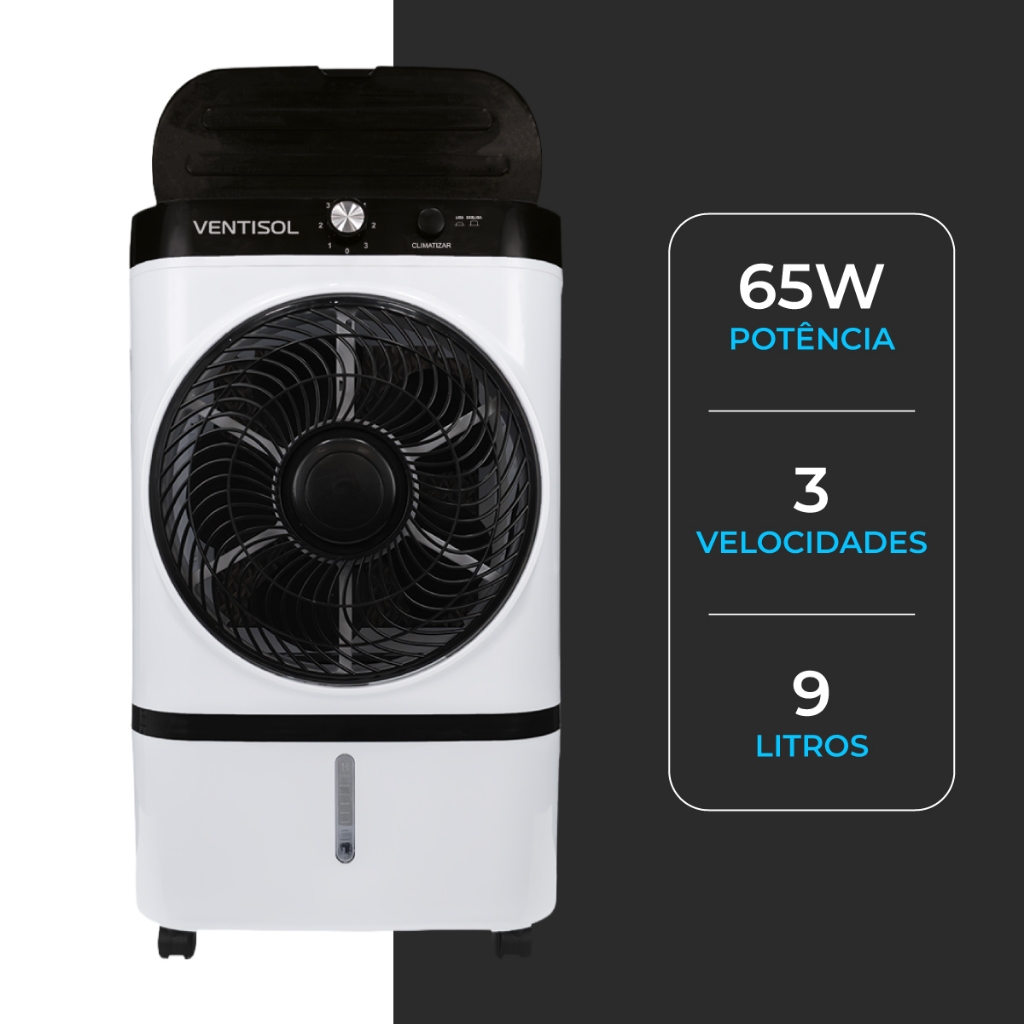 Climatizador  Portátil de Ar Ventisol CLI09 9L Si