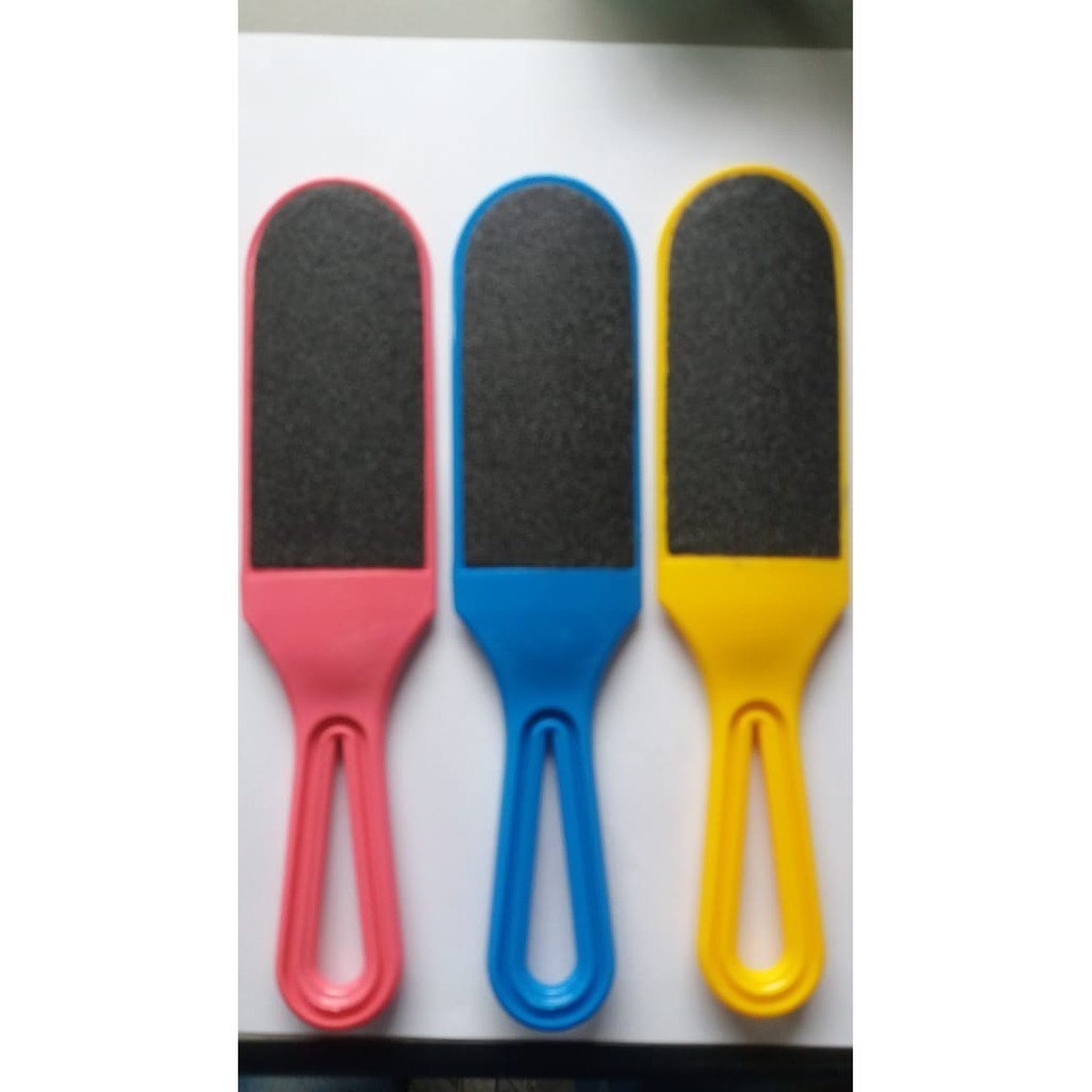 Lixa De Plástico Para o Pé Dupla Face 6 Cores  (