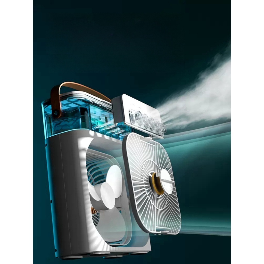 Umidificador Climatizador mini Air Cooler  Luz Led