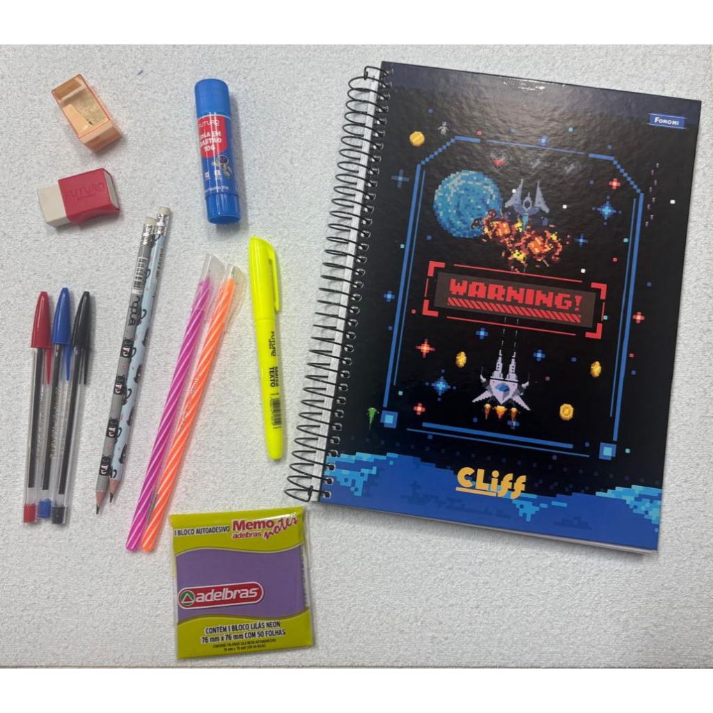 Material Escolar Kit FEMININO Ensino Fundamental M