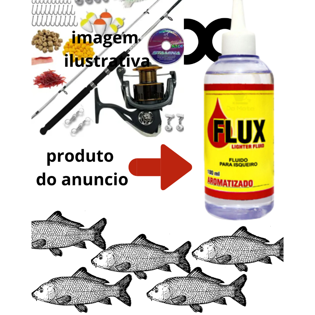 Ferramenta pesca camping refil flux nacional para 