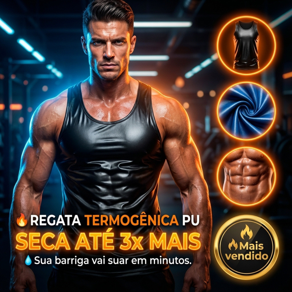 Regata Térmica Masculina Camiseta Compressão Est