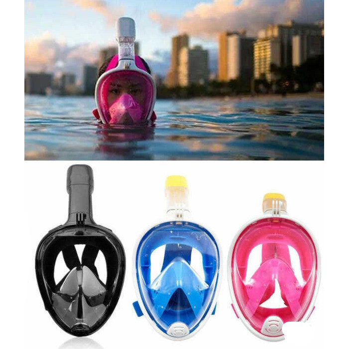 Óculos de mergulho máscara facial dispositivo Sn