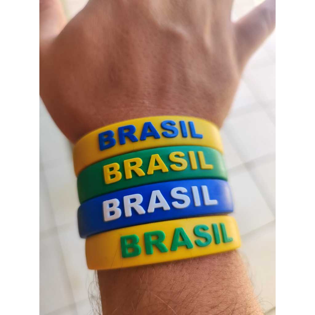 PULSEIRA BRASIL AJUSTÁVEL COPA DO MUNDO EM BUSCA 