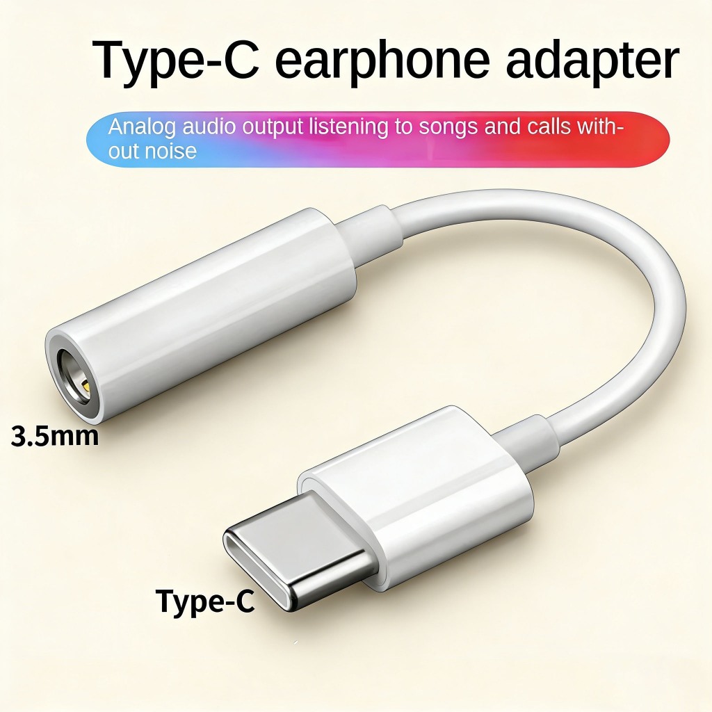 Adaptador USB-C para P2 3.5mm Compatível com Huaw