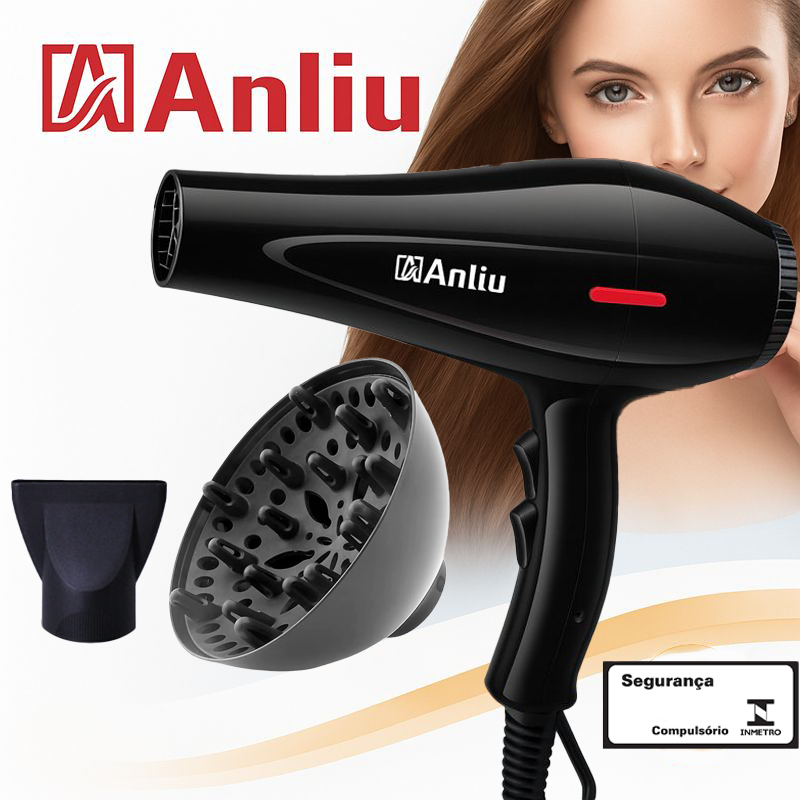 Secador de cabelos com difusor de cachos Profissio