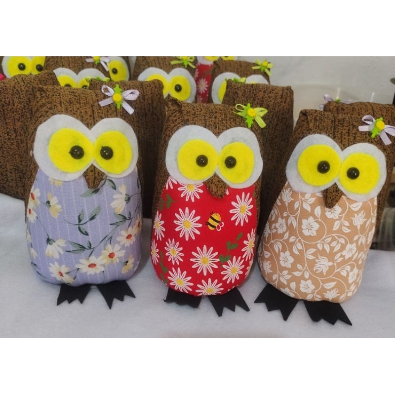 Peso de porta corujinha (QUEIMA DE ESTOQUE)Kit ou 