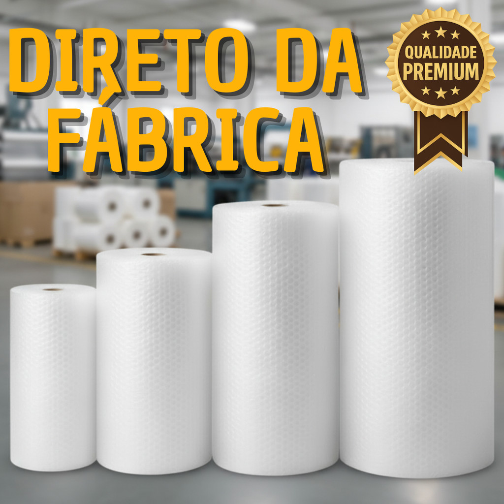 Plástico Bolha Bobina Rolo de 100 Metros E-commer