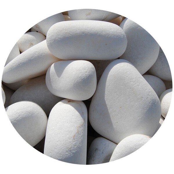 Pedra Seixo Branco de Jardim Dolomita 2 kg Preço 