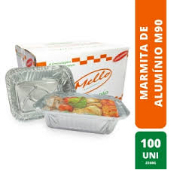 Marmitinha de Aluminio 220ml 100unidades para Doce