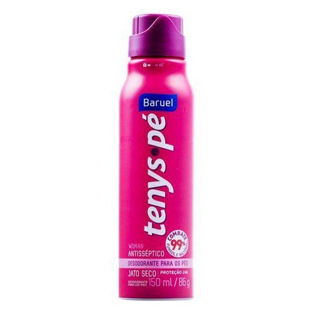 Kit C/3 Talco Aerossol Tenys Pé Baruel WOMAN  150