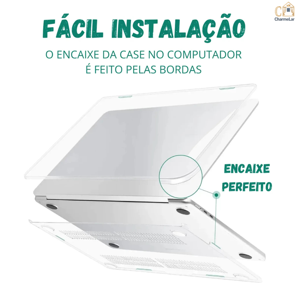Capa Capinha Protetora Para Macbook Air Case Trans
