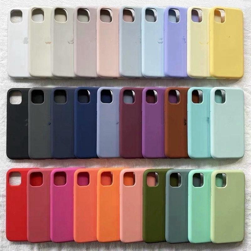 Capinha Case Silicone Aveludada Para iPhone 12/12P