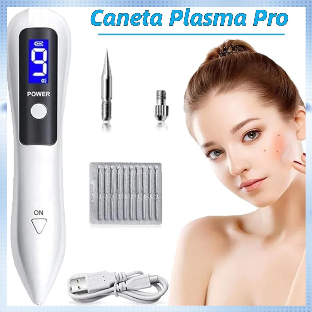 Caneta de Plasma 9 Níveis com LED – Limpeza