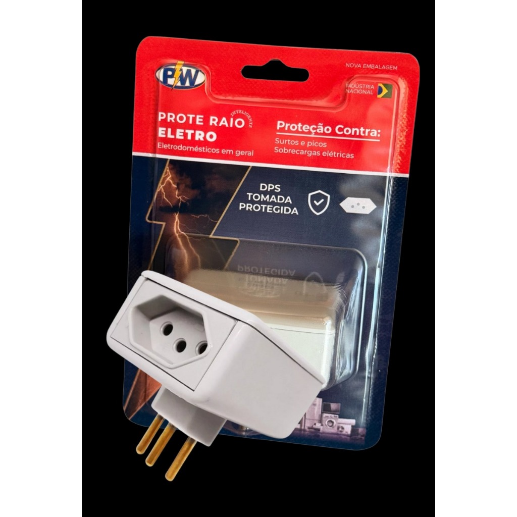 Protetor Contra Raio Surtos Picos Eletro com 2 Tom
