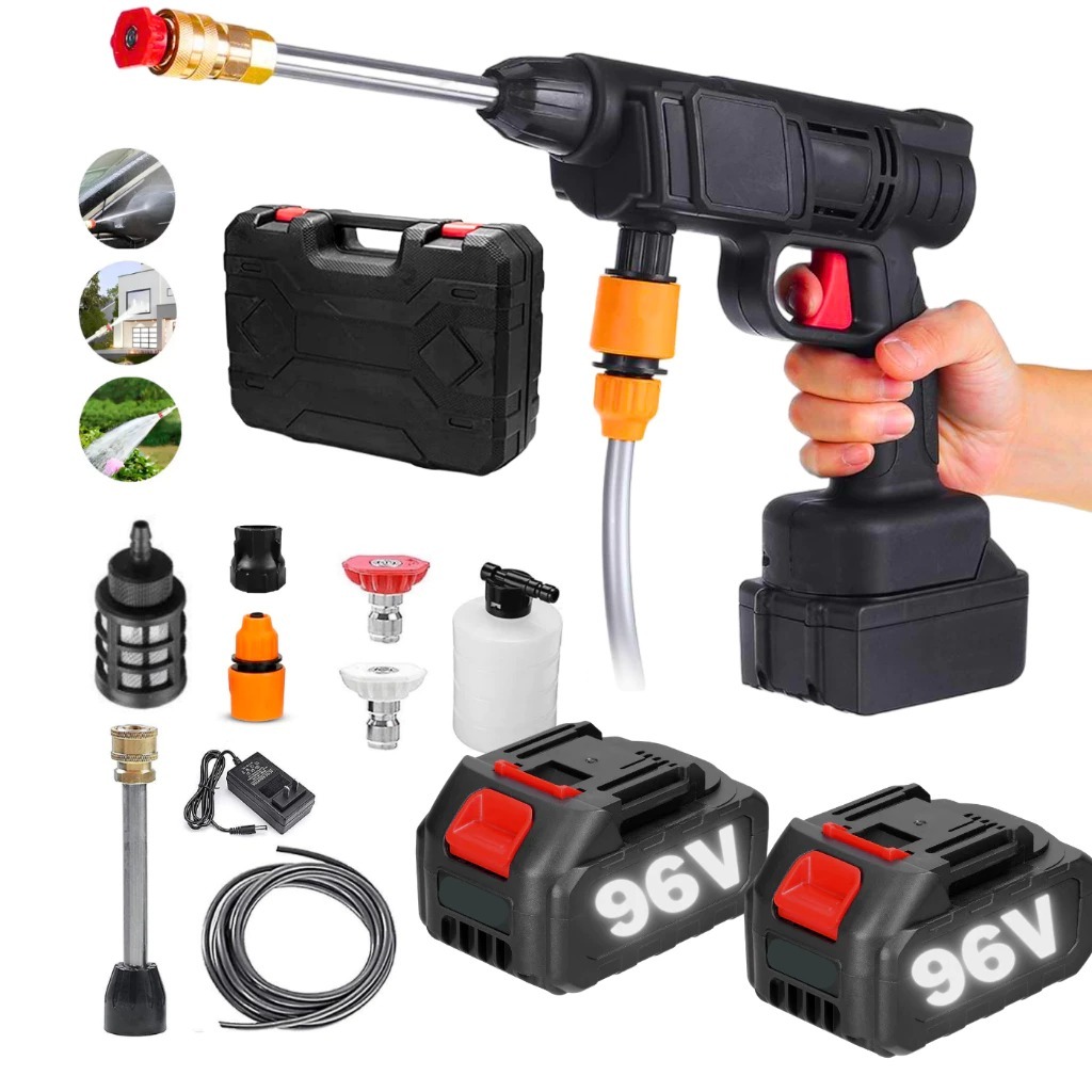 Lavadora Alta Pressão Lava Jato Portátil Recarre