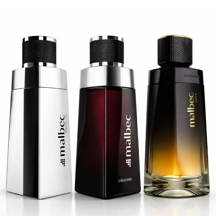 Kit 3 Perfumes Malbek Importados Tradicional Perfu