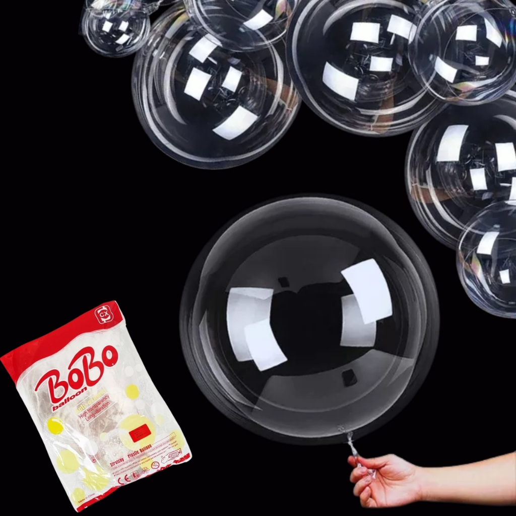 Kit 50 Unidades Balão Bubble 24 Polegadas 60 Cm C