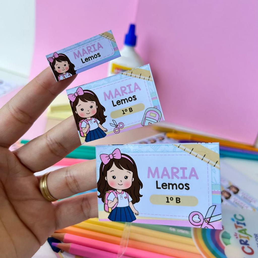 120 Etiquetas a prova d água personalizado com no