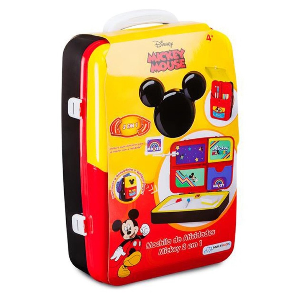 Mochila de Atividades Mickey com Canetinhas e Aces