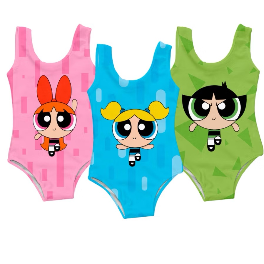 Body Infantil Meninas Super Poderosas Lindinha Doc