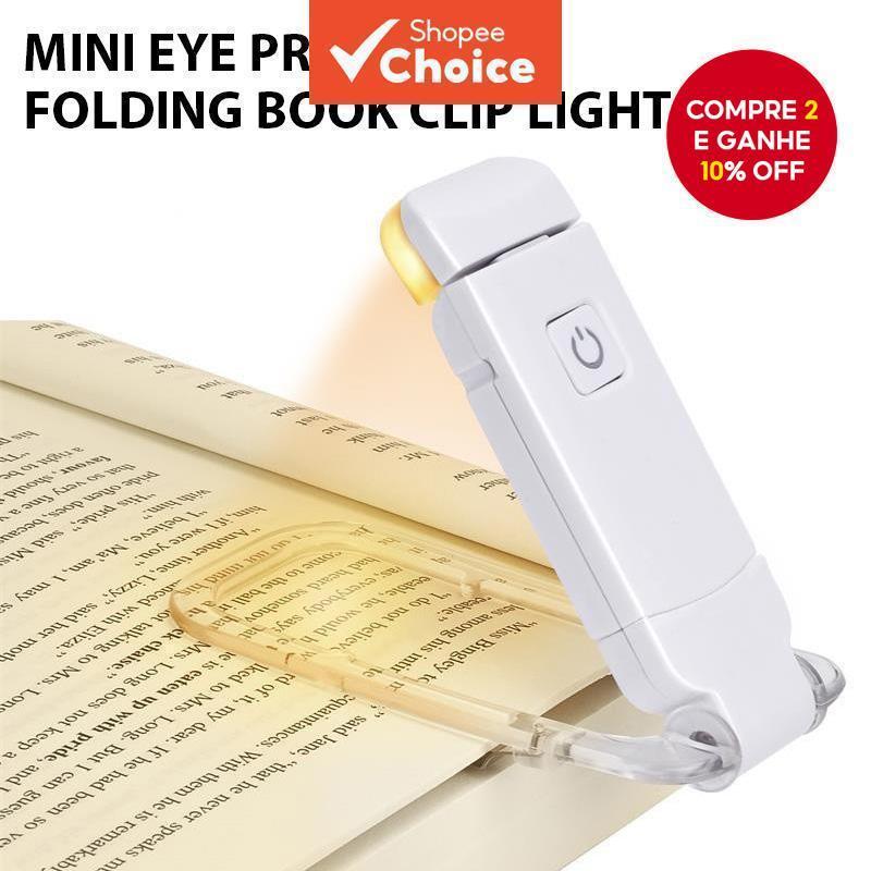 Clipe De Luz De Livro Macio E Confortável Flexív