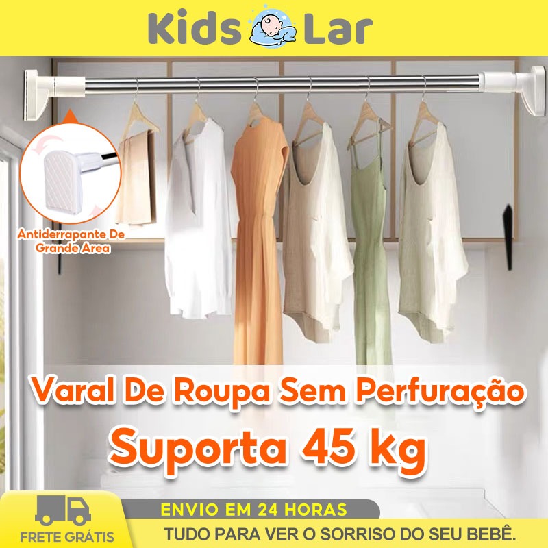 Varão Extensivel Grande Maior Medida Em Inox Mult