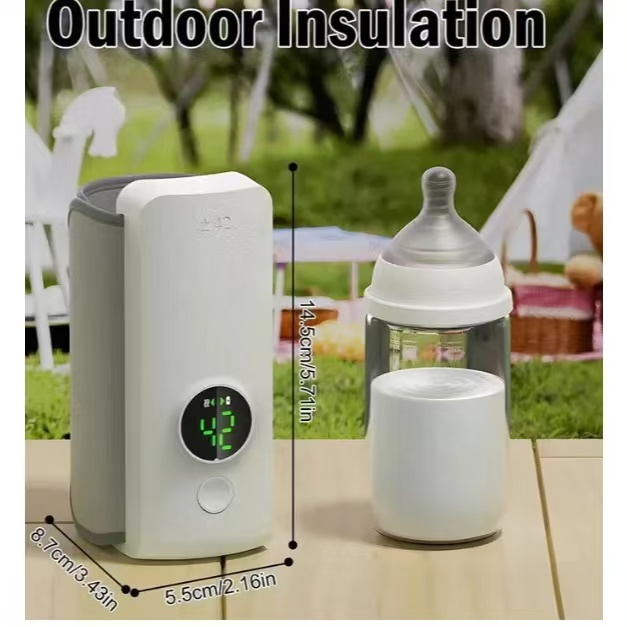 Aquecedor De Mamadeiras Portátil, Sem Fio Para Vi